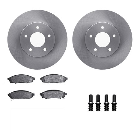 DYNAMIC FRICTION CO 6312-45009, Rotors with 3000 Series Ceramic Brake Pads includes Hardware 6312-45009
